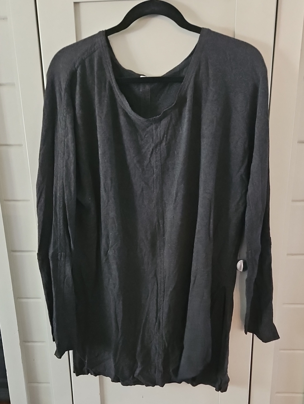 Kit and Ace Women's Black Relaxed Tunic Top Sz XL Ptp27 L32